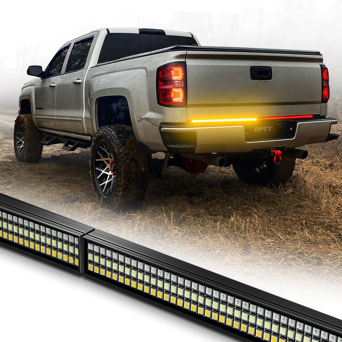 Tailgate Light Bar with Triple LED Reverse | OPT7 Redline Parlux – OPT7 ...