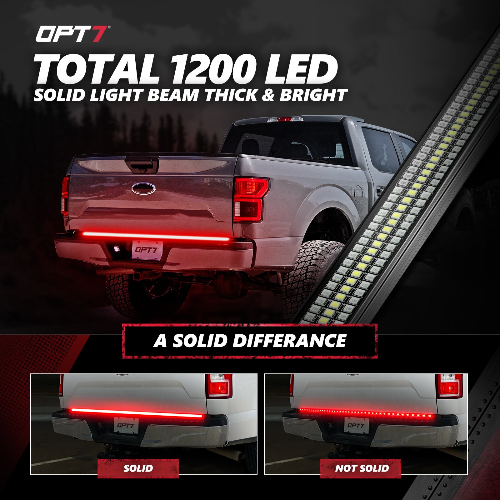 Sequential Tailgate LED Light Bar from XKGLOW